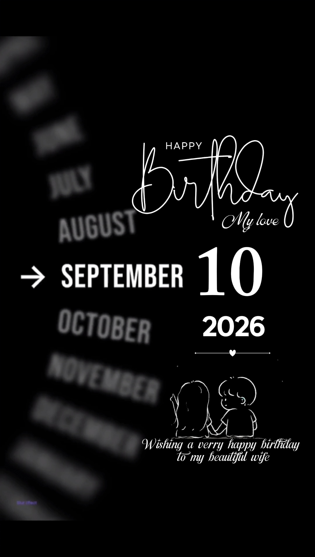 Bday my love