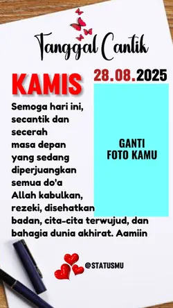 Kamis Tanggal Cantik