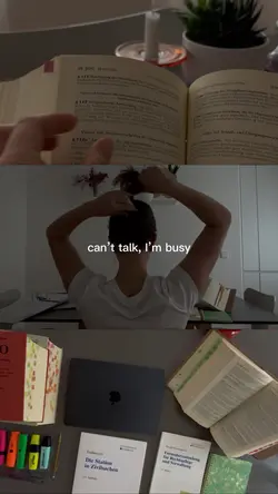 Busy studying 