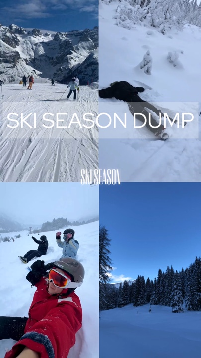 Saison de ski ⛷️❄️