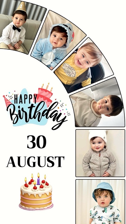 HBD SON 30 AUGUST 