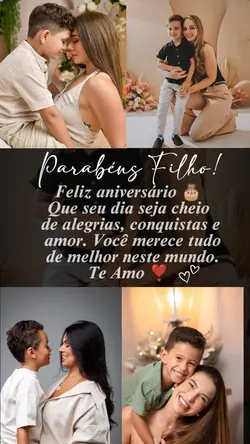 Parabéns filho
