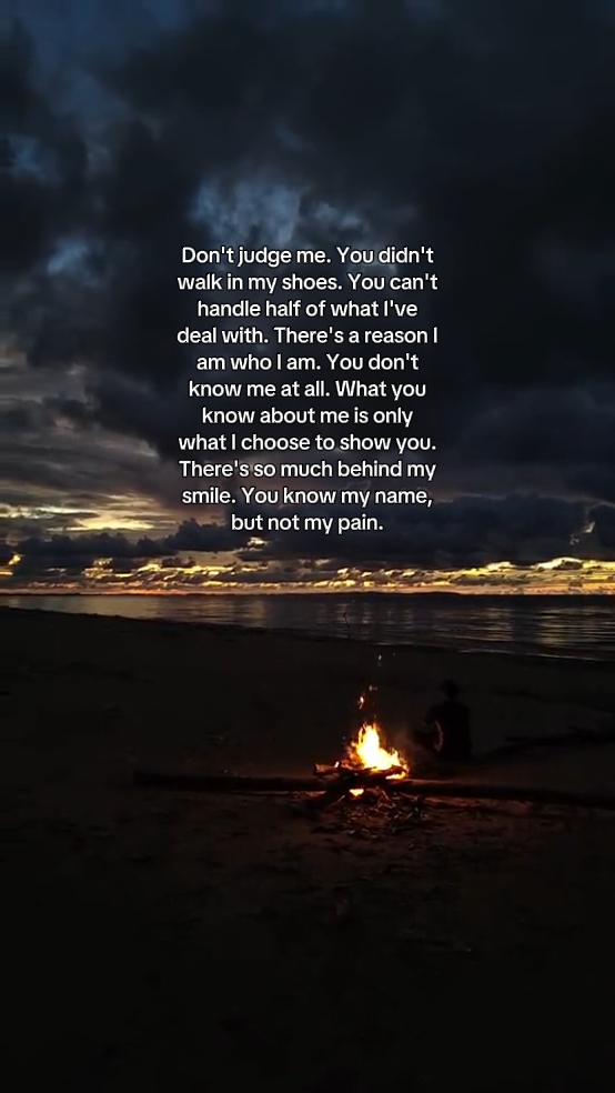 Don't judge me.