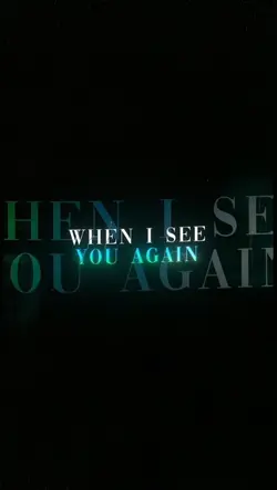 See you again 