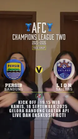 PERSIB X LION CITY