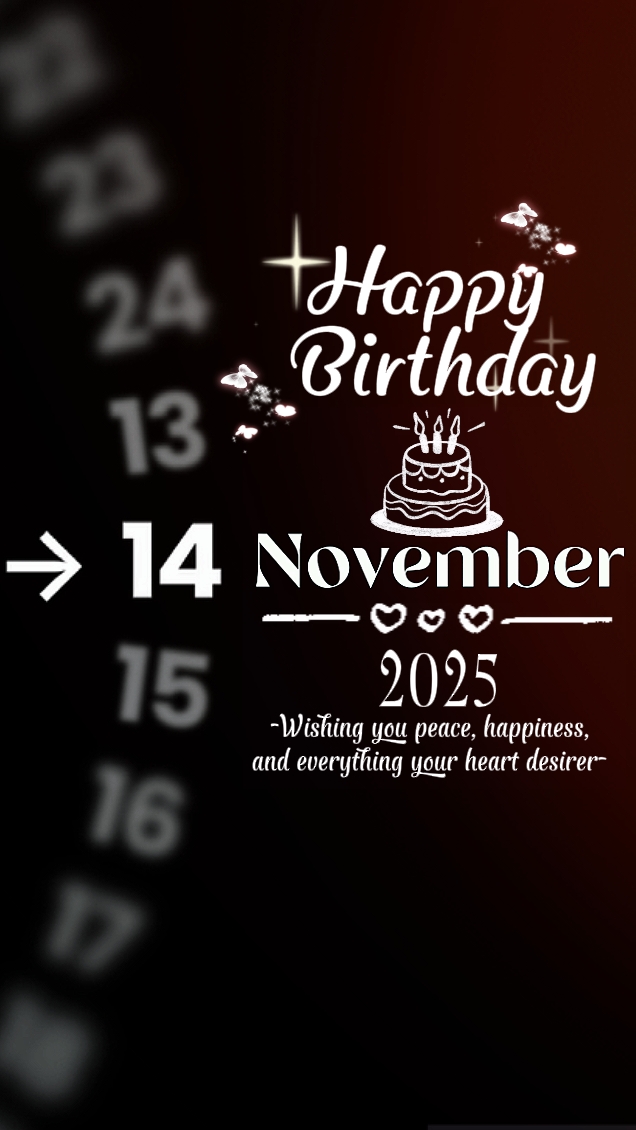 HBD 14 de novembro