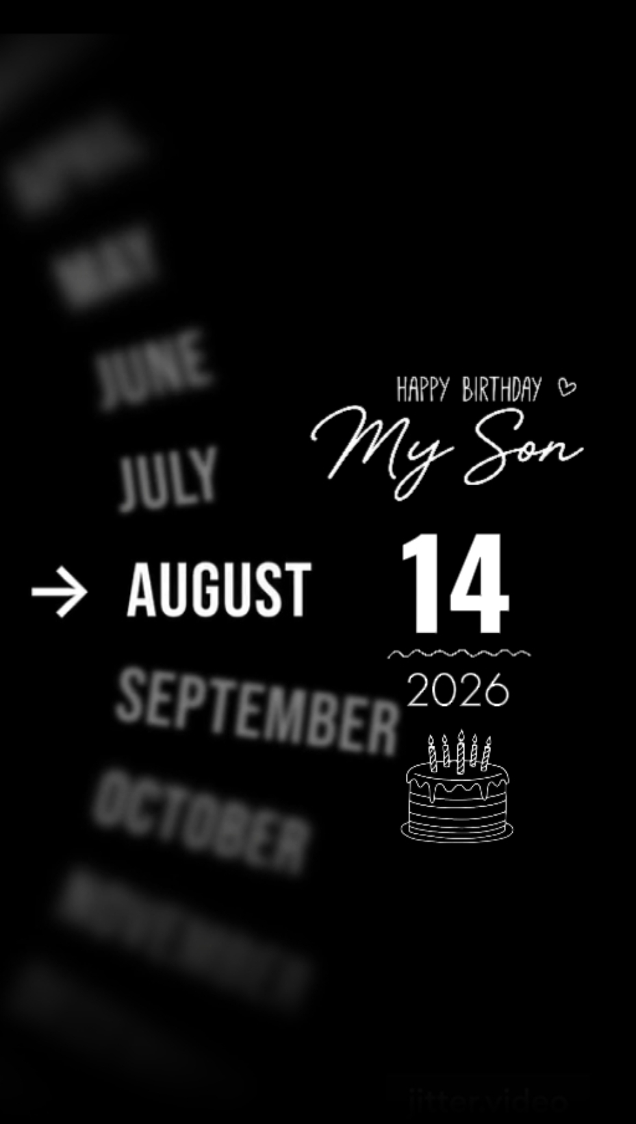 BDAY SON 14 AUGUST