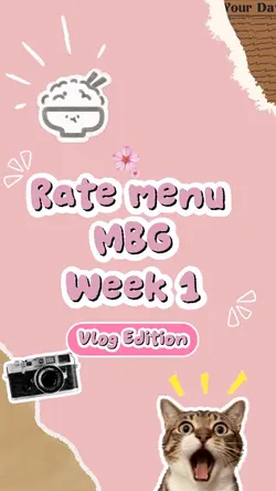 RATE MENU MBG