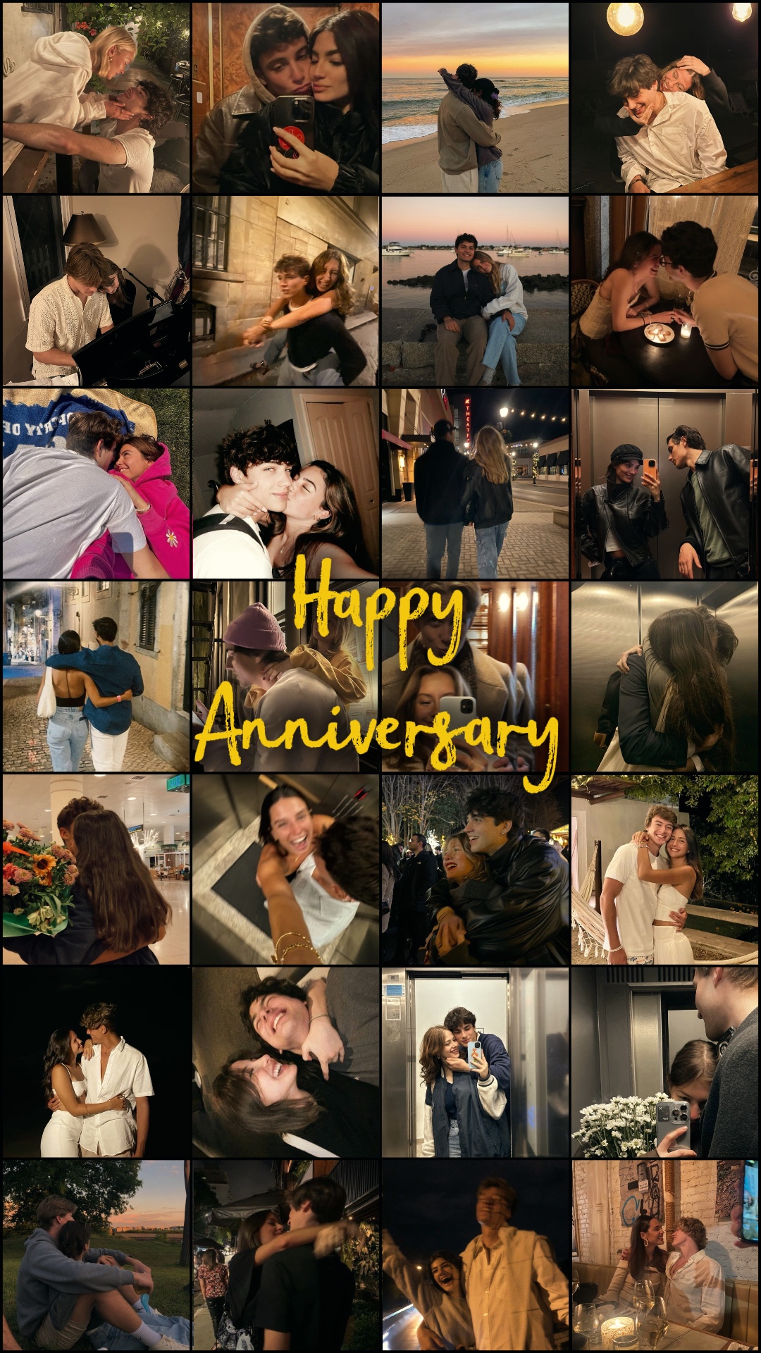 Collage de aniversario
