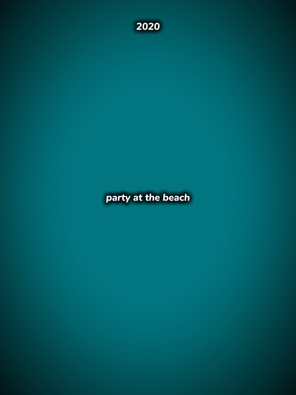 party at the beach