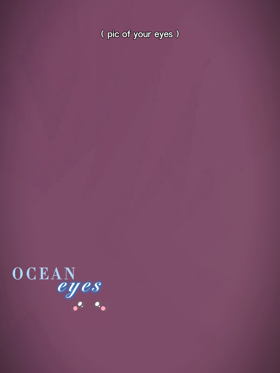 Augen des Ozeans