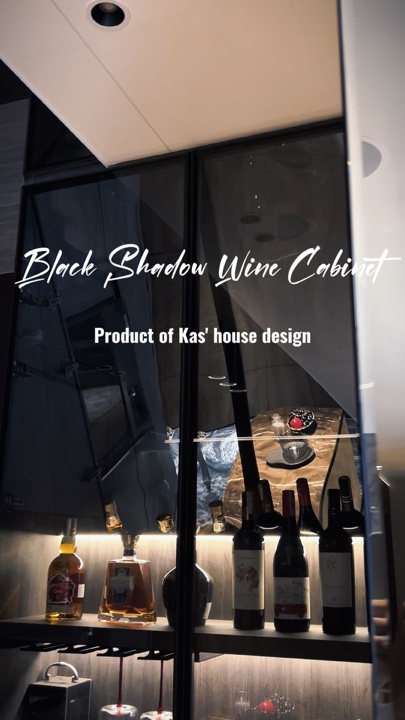 Black Wine Cabinet