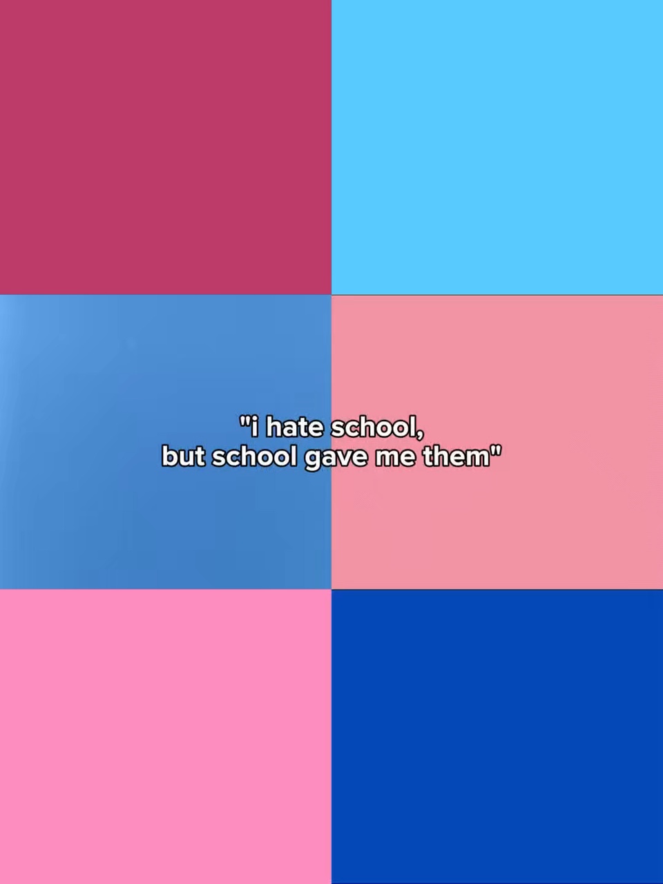 I hate school