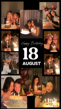 Birthday 18 August