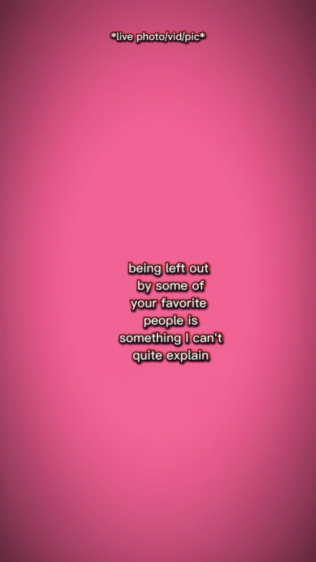 being left out 