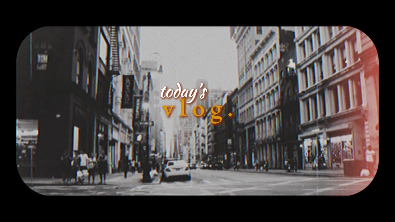 vlog des années 80 estetik