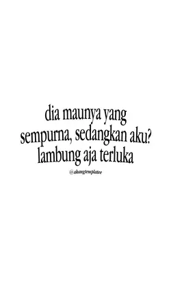 LAMBUNG AJA TERLUKA