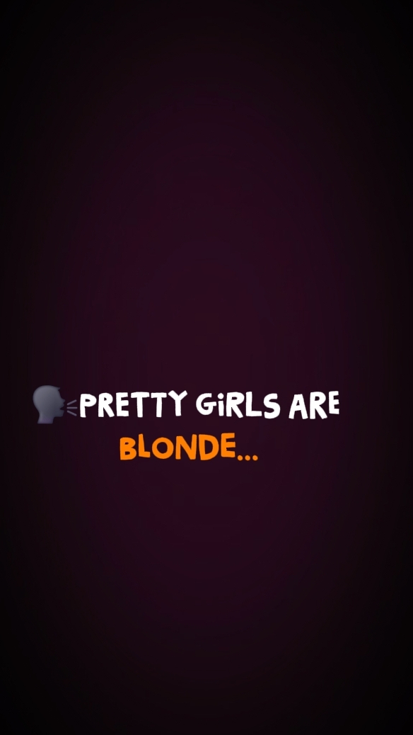 LES BLONDES SONT JOLIES