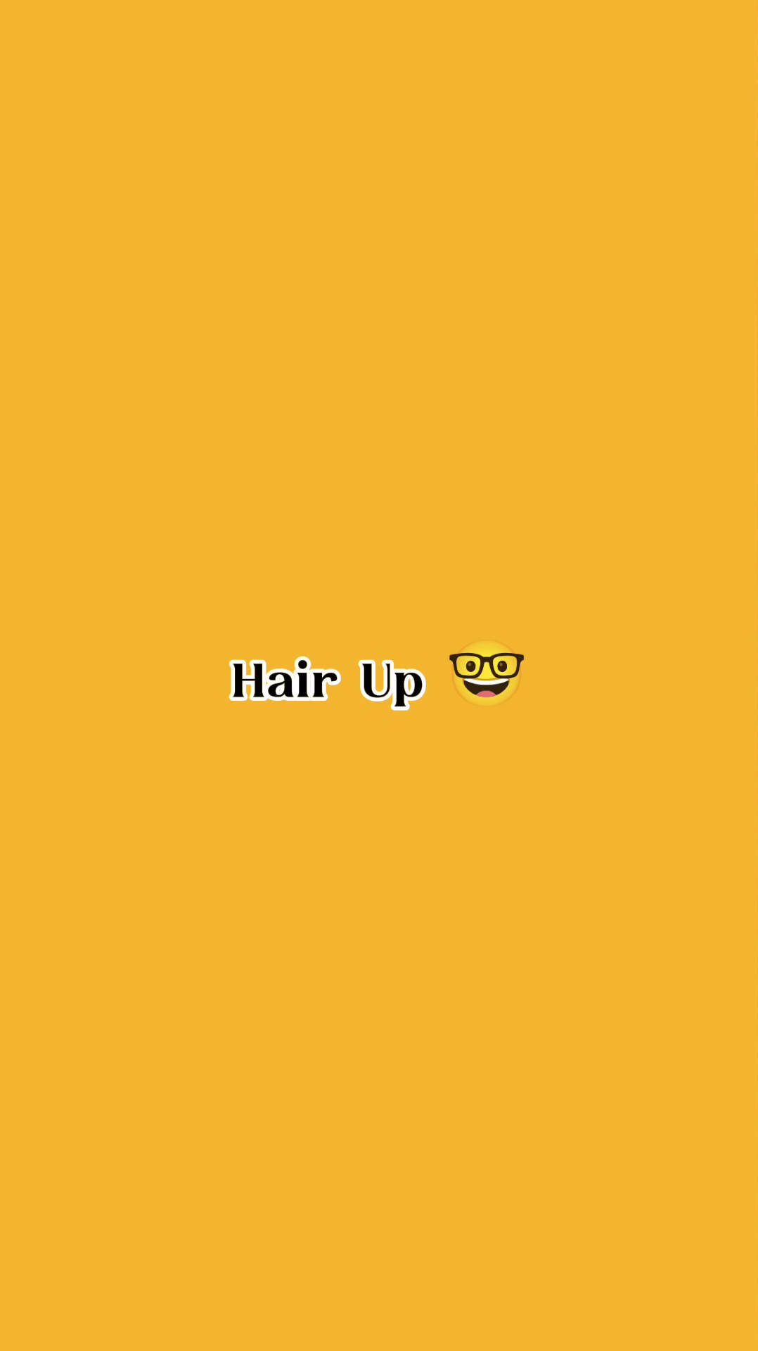 hair up