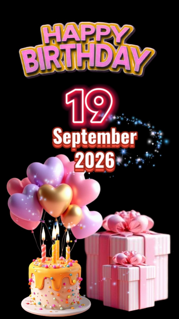hbd 19 September 