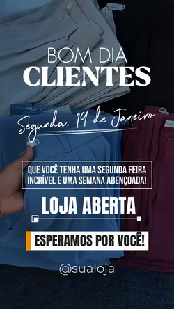 BOM DIA CLIENTES
