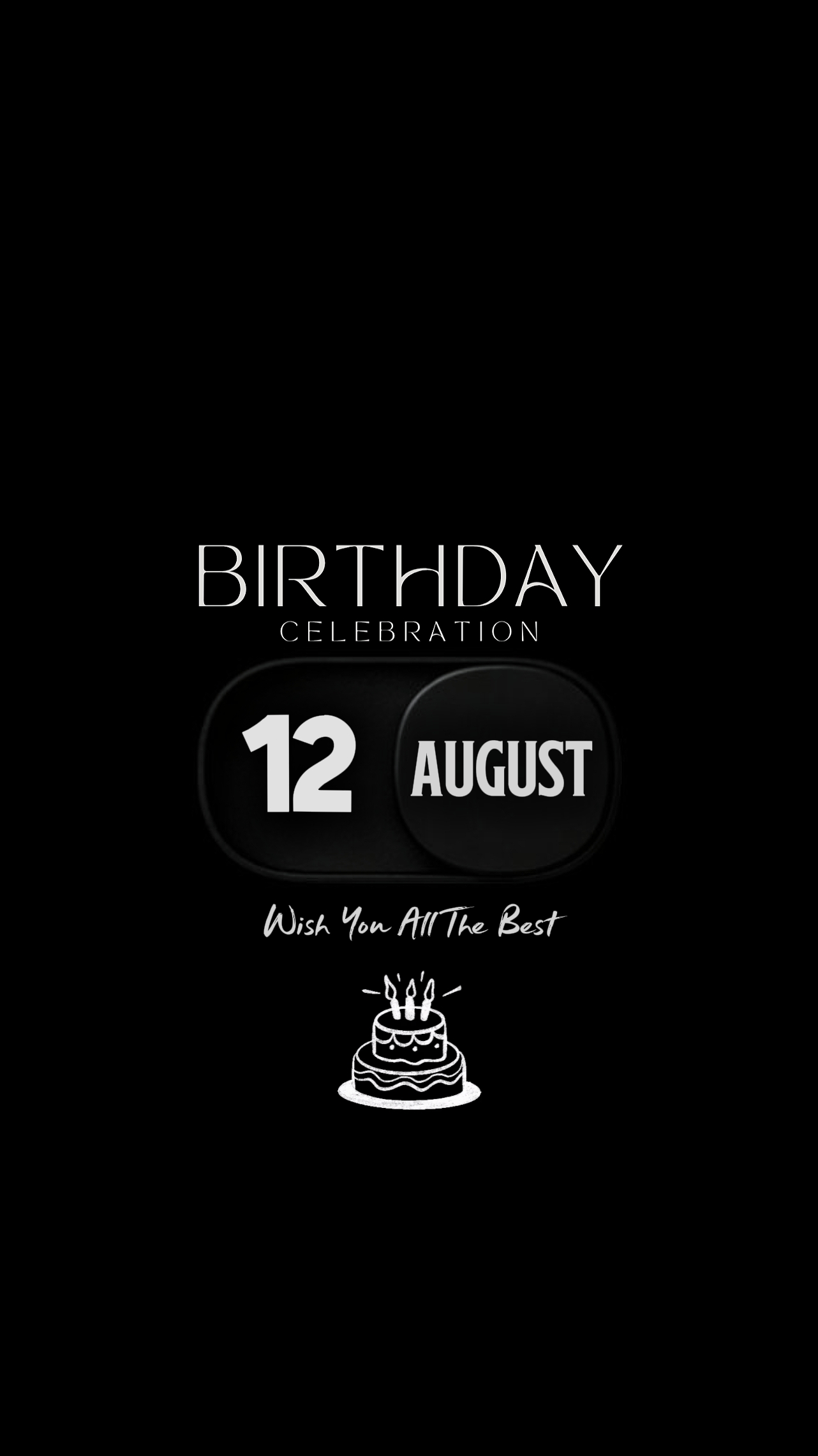 HBD 12 AUGUST