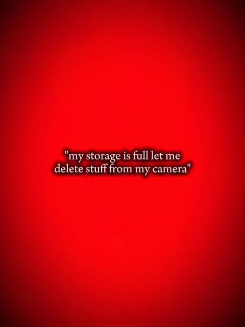 my storage is full 