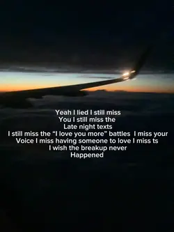 I lied 