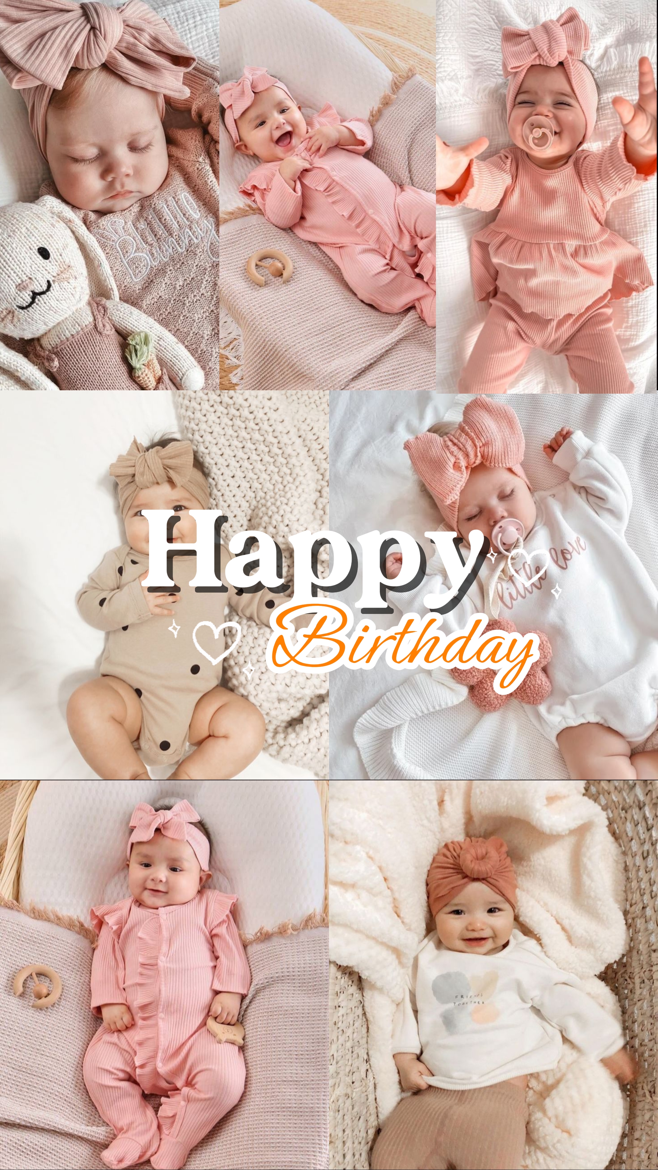 Birthday baby girl