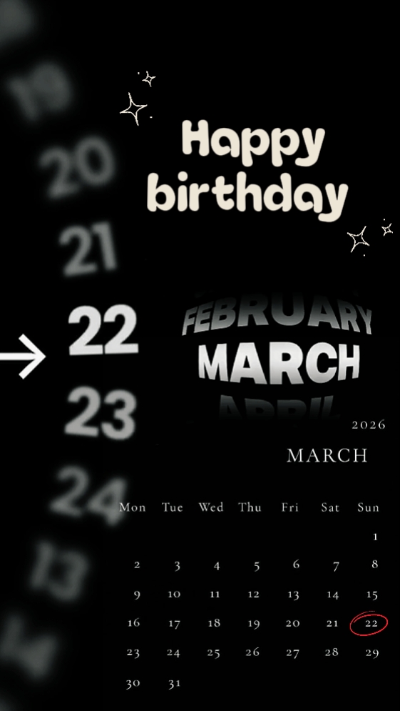 ULANG TAHUN 22 MARET 