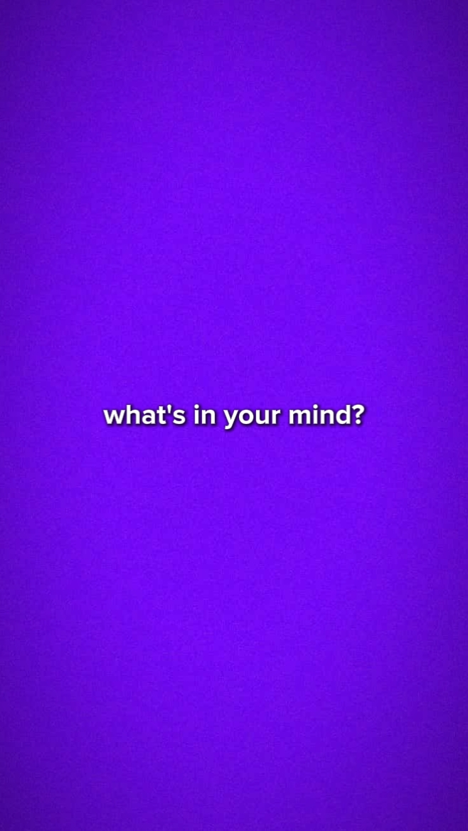 What's on your mind?