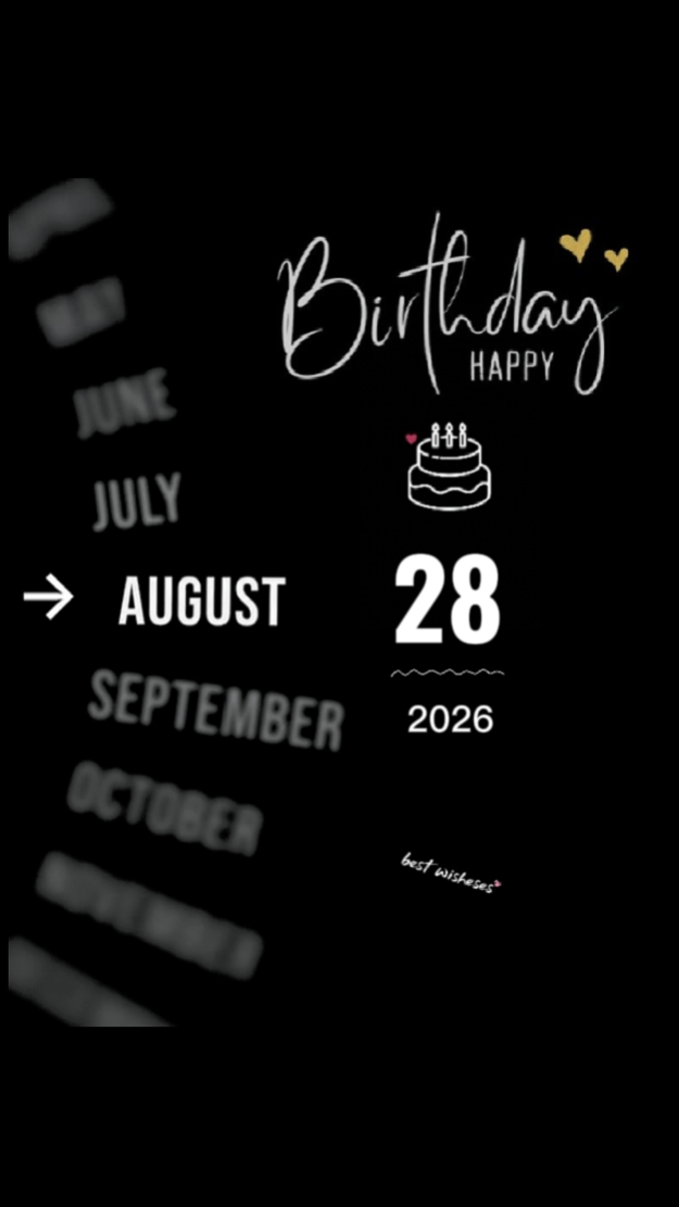 HBD 28 AOÛT 2026