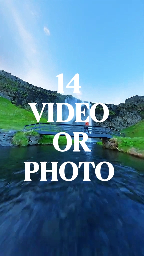 13 video or photo 