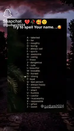 spell ur name