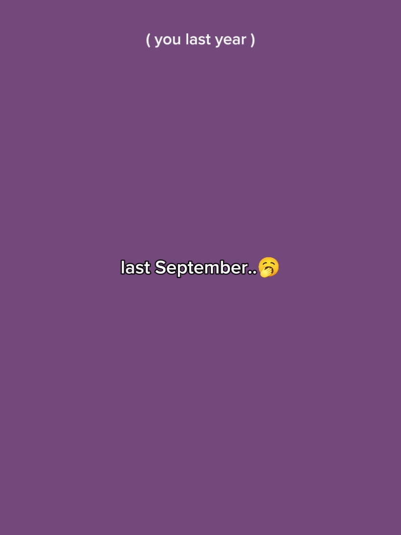 September lalu...