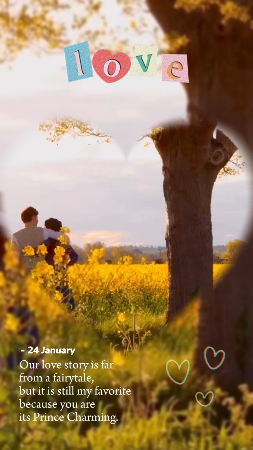 Histoire d'amour romantique