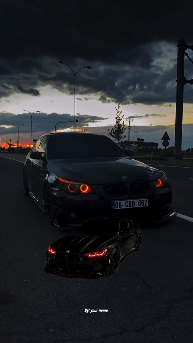 BMW siyah 