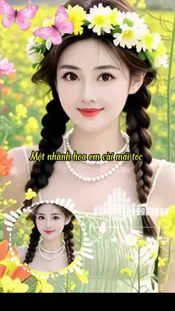 Hoa cài mái tóc 