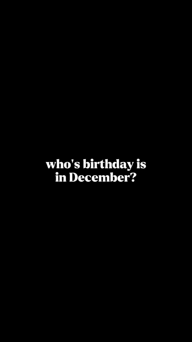ulang tahun Desember?