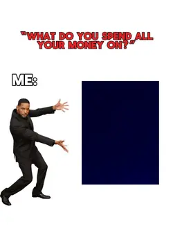 Spend money on