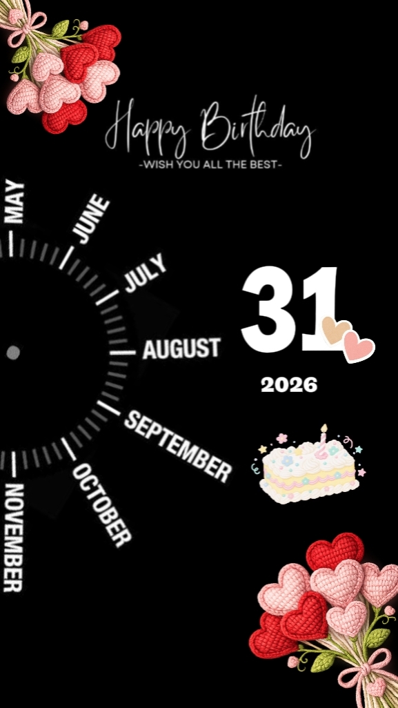 Cumpleaños 31 de agosto