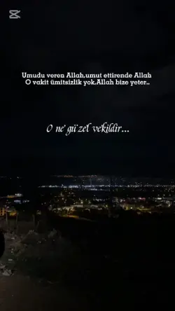 Allah bize yeter.