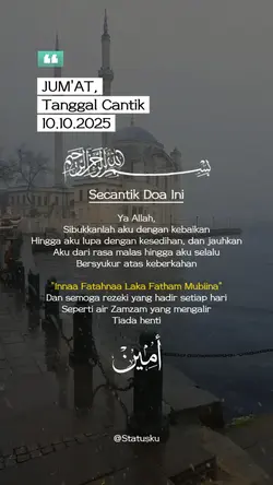 Jumat tanggal cantik