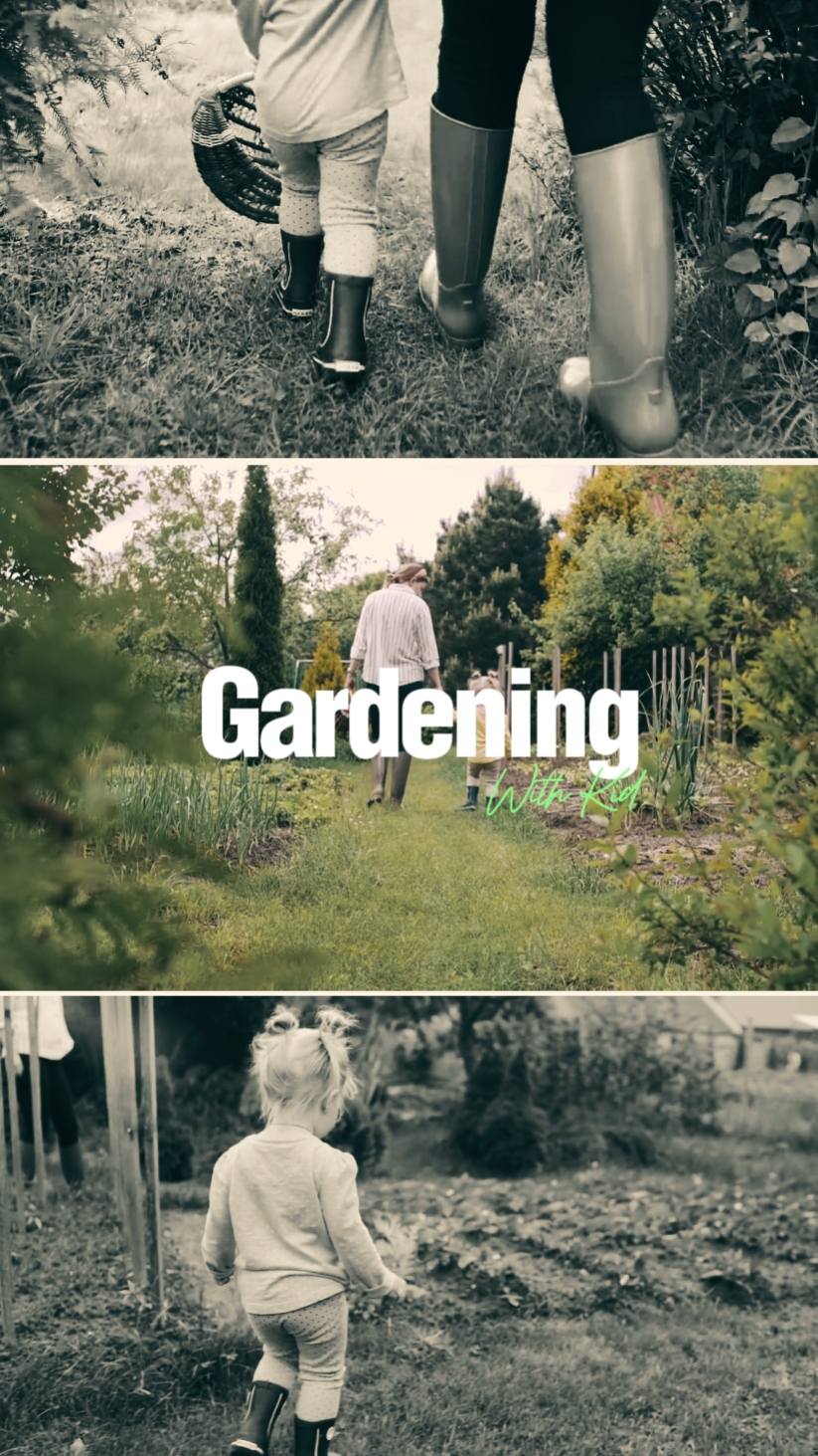 Berkebun dengan anak