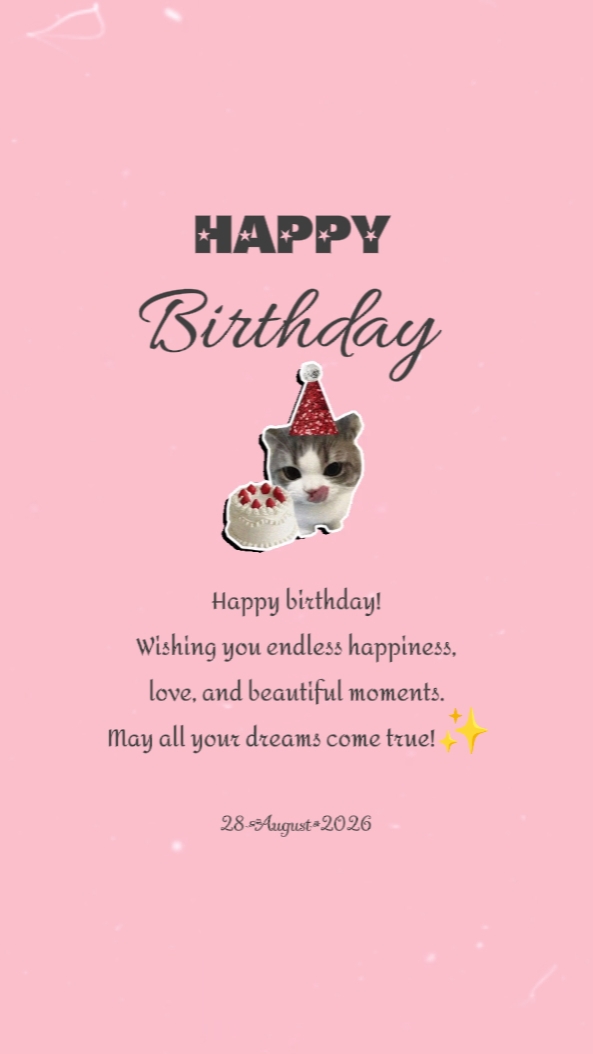 HBD 28 AUGUST 