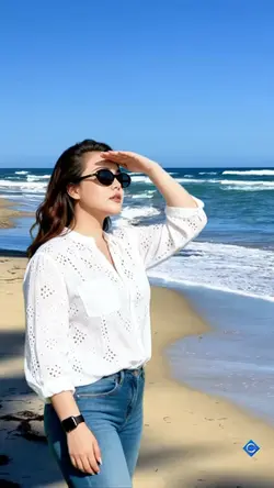 Cảnh Biển Mùa Hè