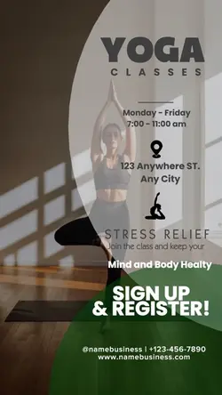 STORY : YOGA CLASS