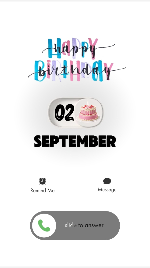 Birthday 2 September
