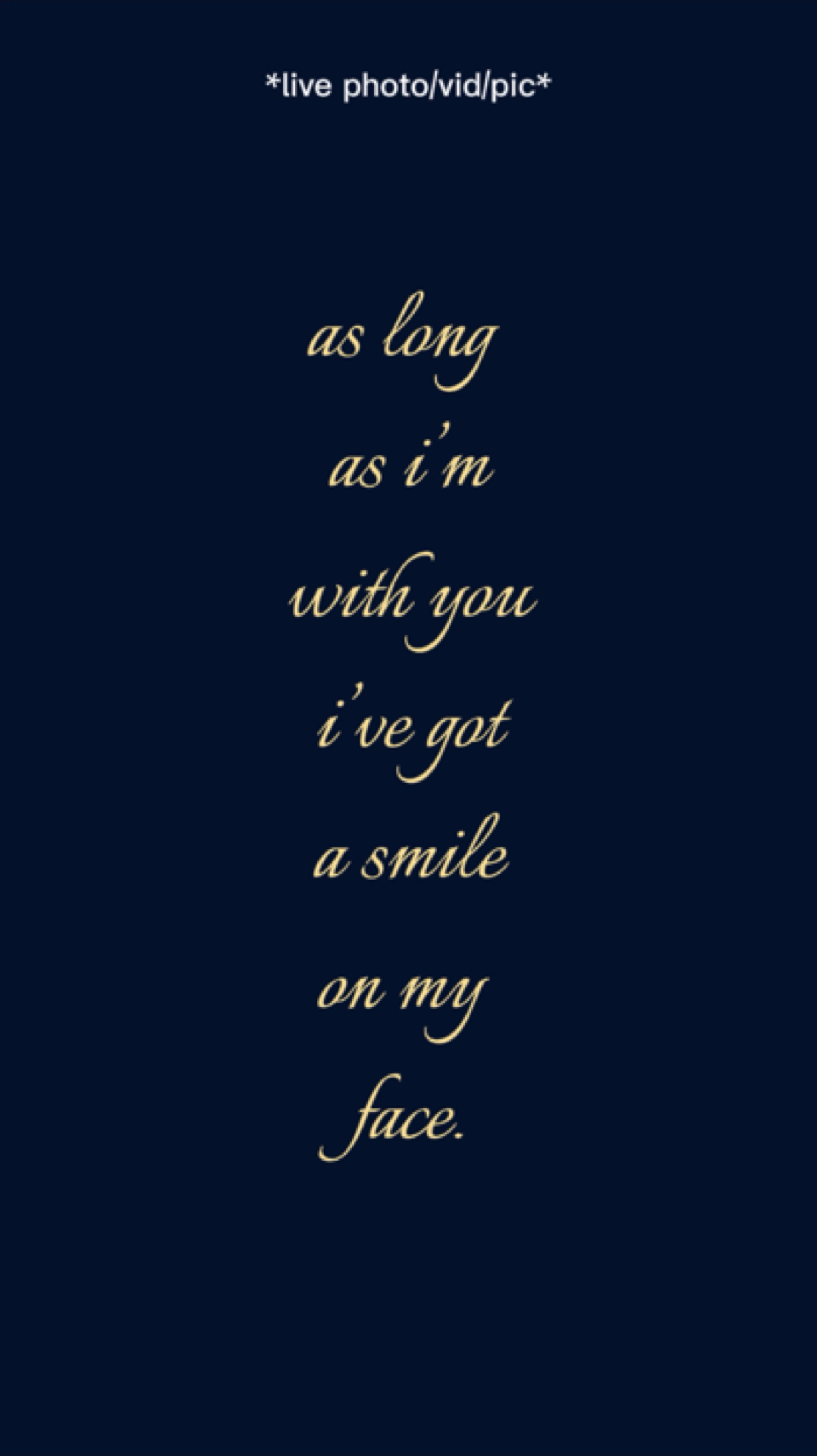 Sourire sur mon visage