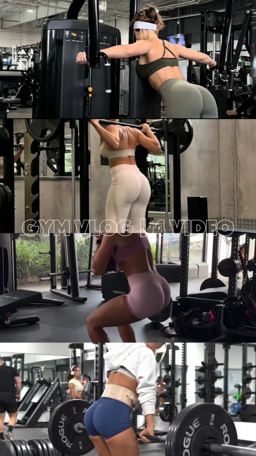 Gym vlog | 4 video